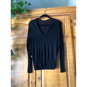 Esprit Long Sleeve V-Neck Sweaters for Women SZ L